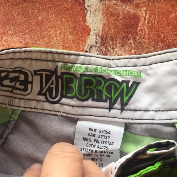 Taj Burrow Billabong Swim Trunks - Picture 3 of 5